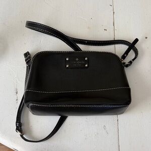 Kate Spade Black Leather Crossbody Bag